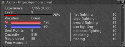 Signature for player Akiro