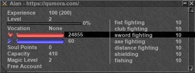 Signature for player Alan