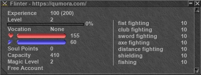 Signature for player Flinter