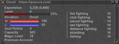 Signature for player Ghost