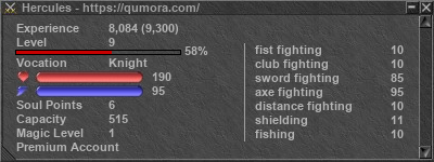 Signature for player Hercules