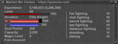 Signature for player Martwe Nie Umiera