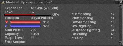 Signature for player Modo