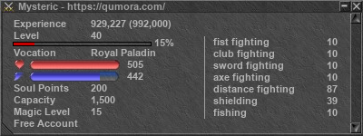 Signature for player Mysteric