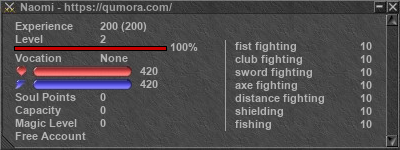 Signature for player Naomi