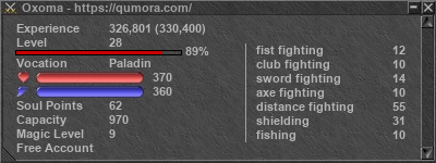 Signature for player Oxoma