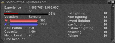 Signature for player Solar