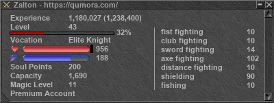 Signature for player Zalton